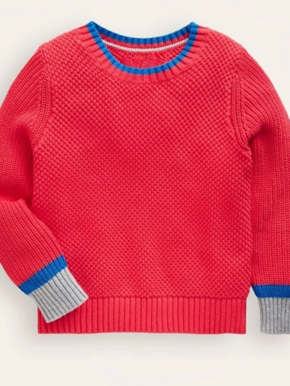 Boden Color Block Sweater Size 6-7Y Like New